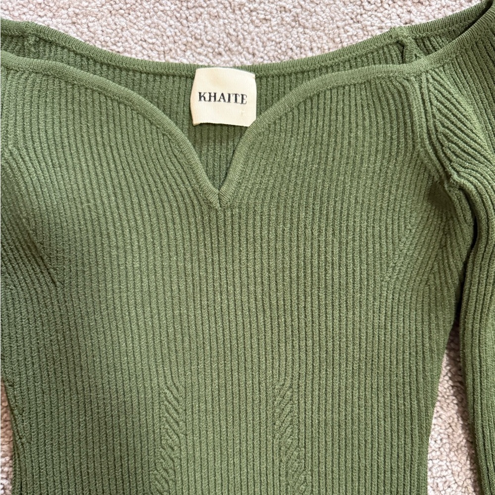 Khaite Green Dress. - Picture 15 of 15